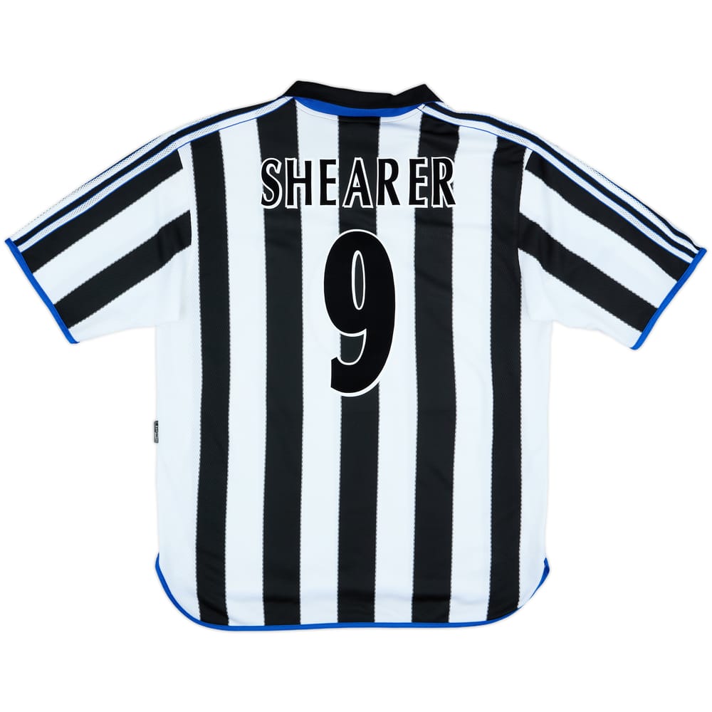 1999-00 Newcastle Home Shirt Shearer #9 - 9/10 - (XL)