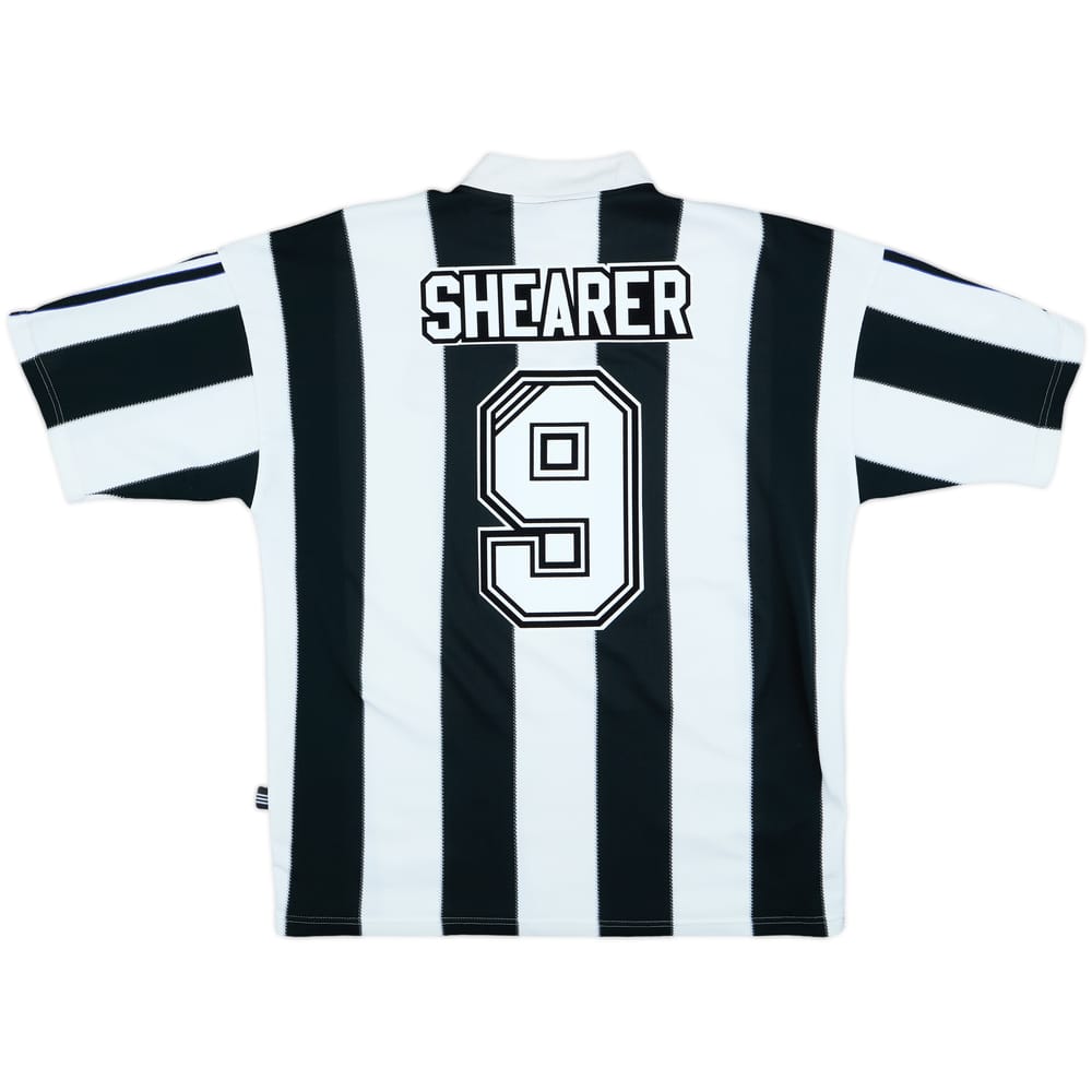 1995-97 Newcastle Home Shirt Shearer #9 - 7/10 - (L)