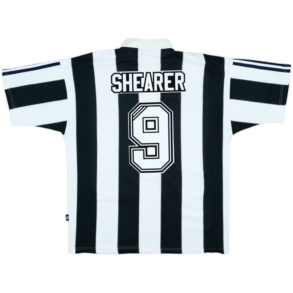 1995-97 Newcastle Home Shirt Shearer #9 - 8/10 - (L)