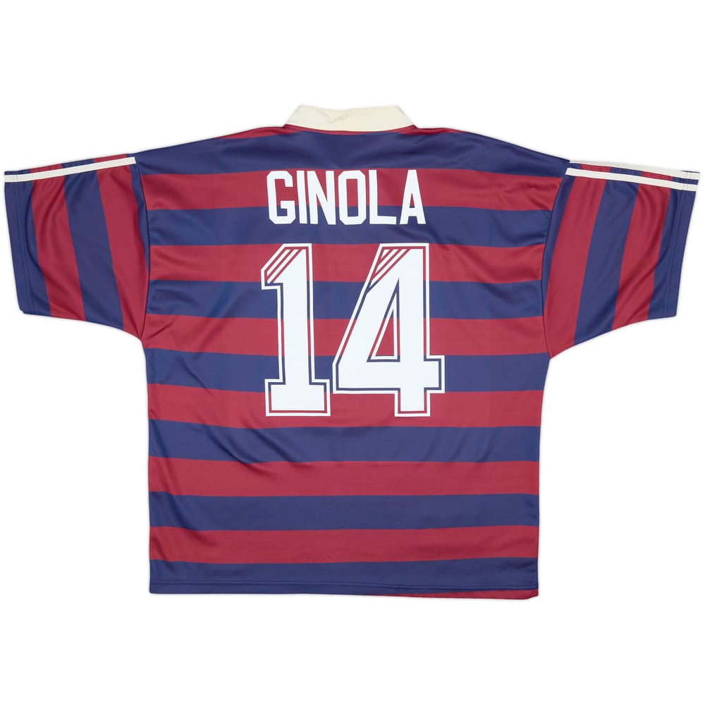 1995-96 Newcastle Away Shirt Ginola #14 - 9/10 - (L)