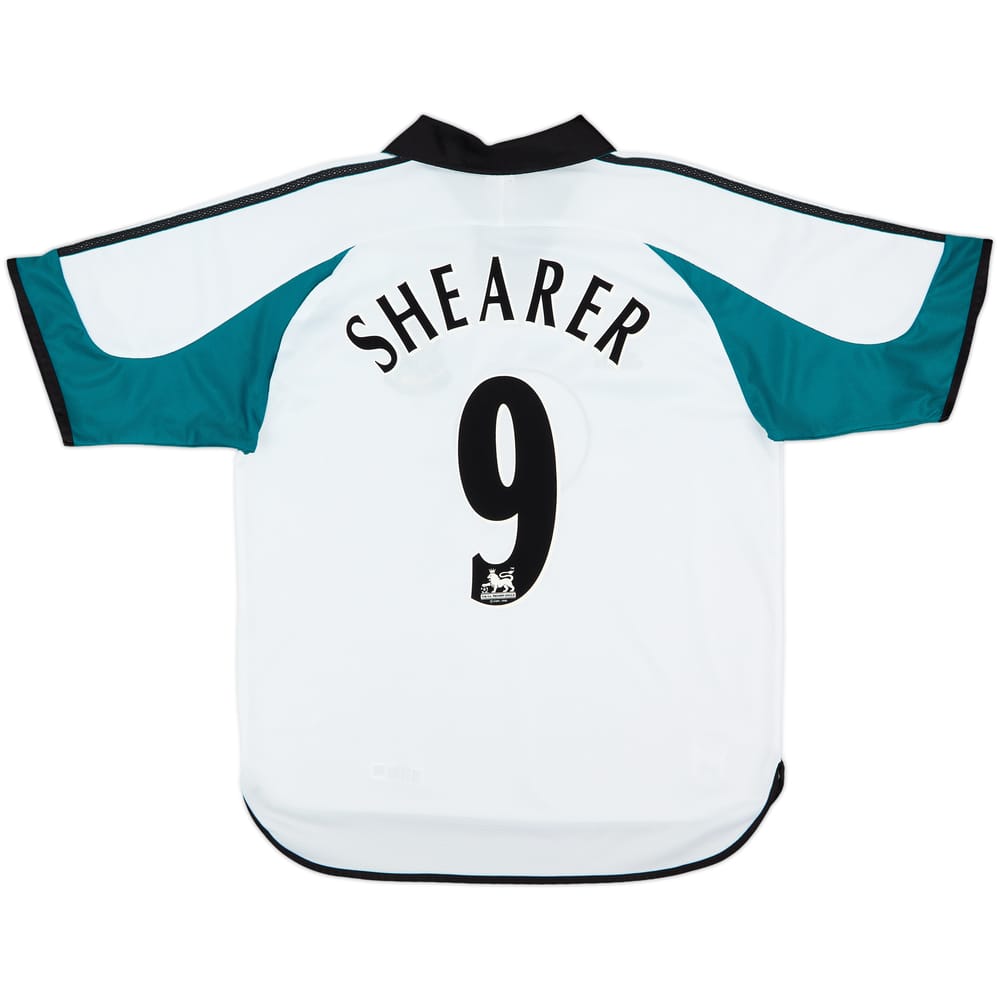 1999-00 Newcastle Away Shirt Shearer #9 - 8/10 - (L)