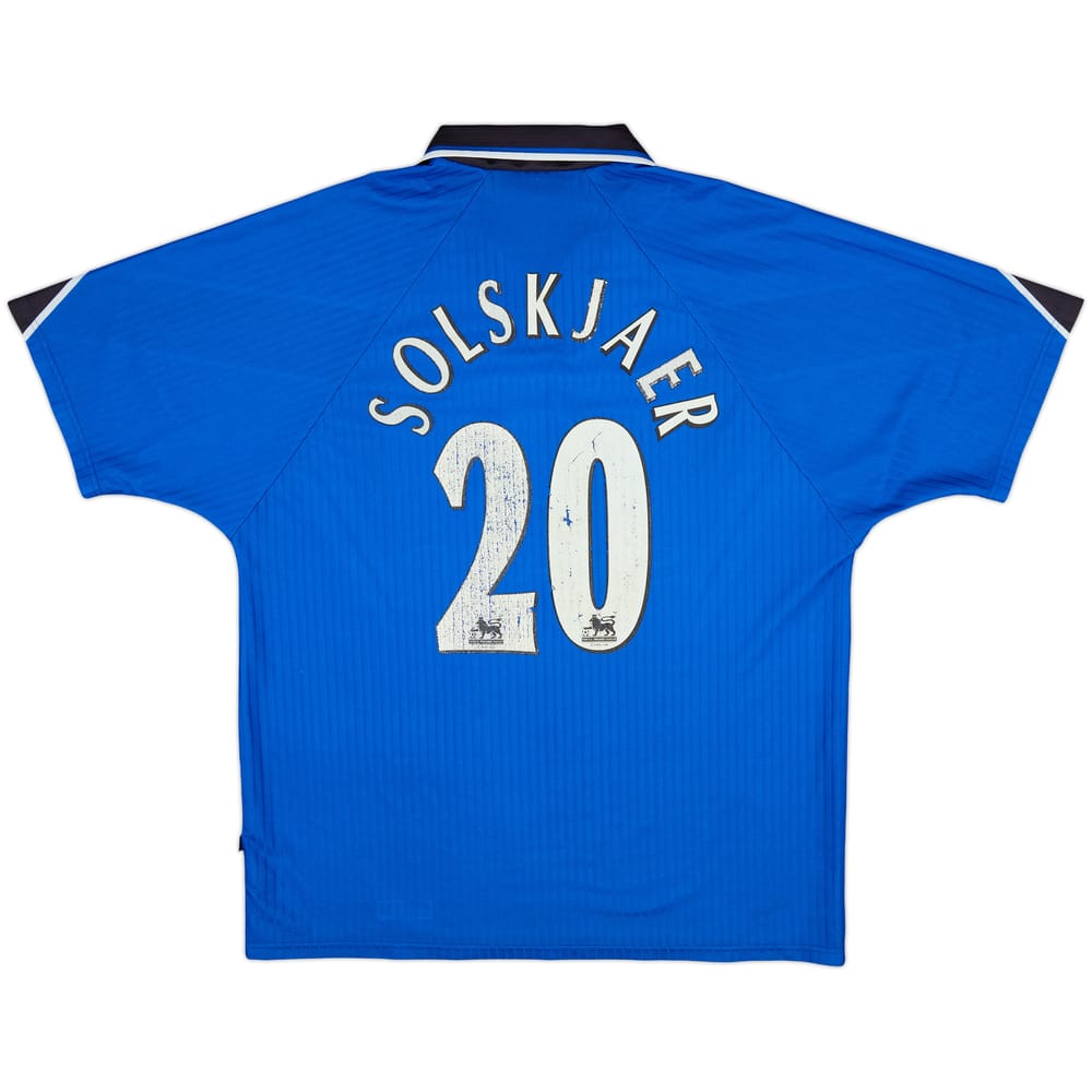 1996-98 Manchester United Third Shirt Solskjaer #20 - 6/10 - (XL)