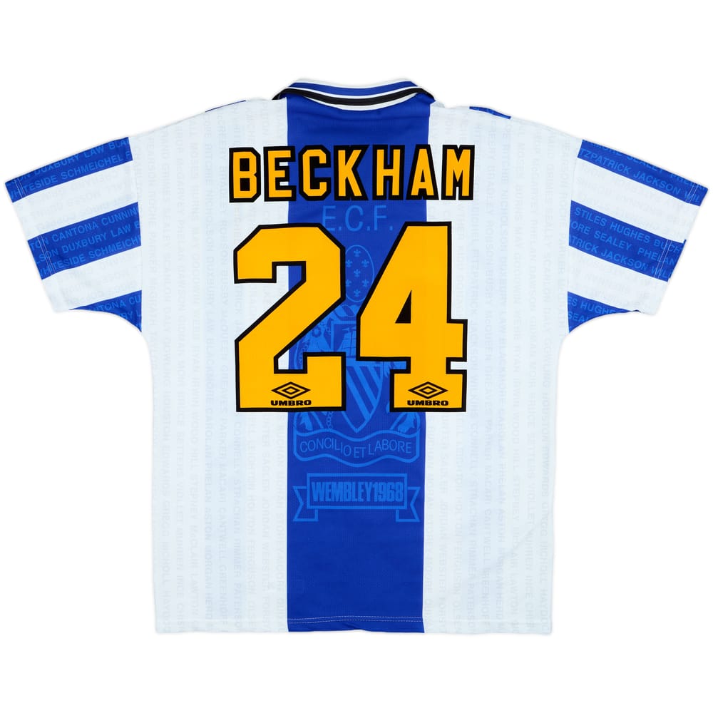 1994-96 Manchester United Third Shirt Beckham #24 - 8/10 - (L)
