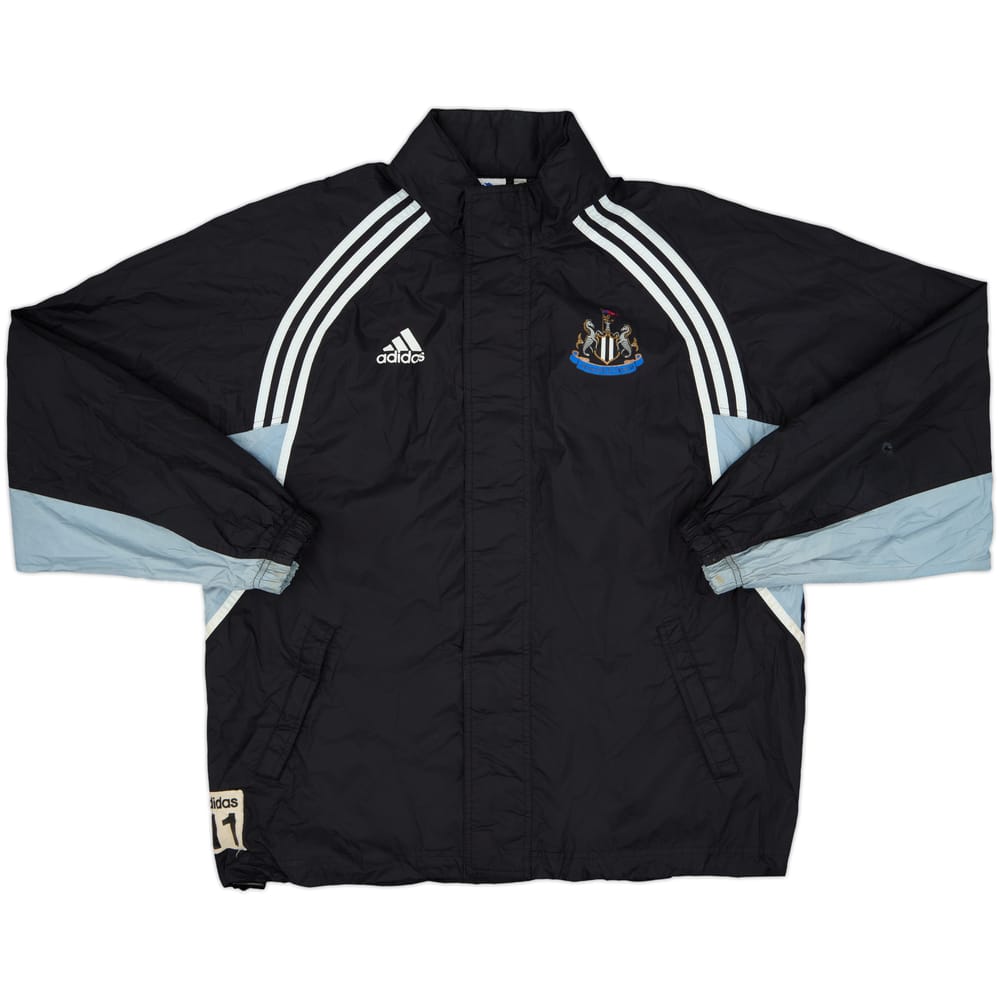 2000-01 Newcastle adidas Player Issue Hooded Rain Jacket #11 (G. Speed) - 8/10 - (L/XL)
