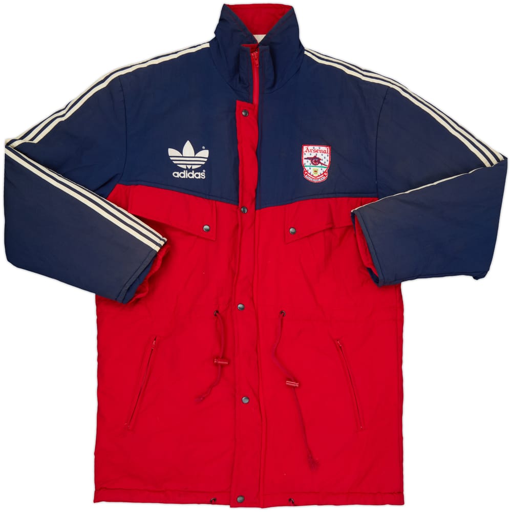 1990-92 Arsenal adidas Bench Coat - 8/10 - (L)