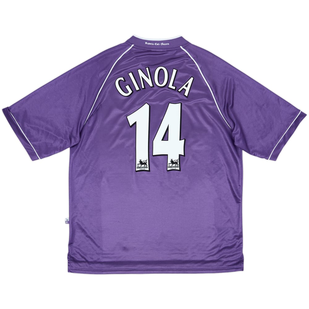 1998-99 Tottenham Away Shirt Ginola #14 - 8/10 - (XL)