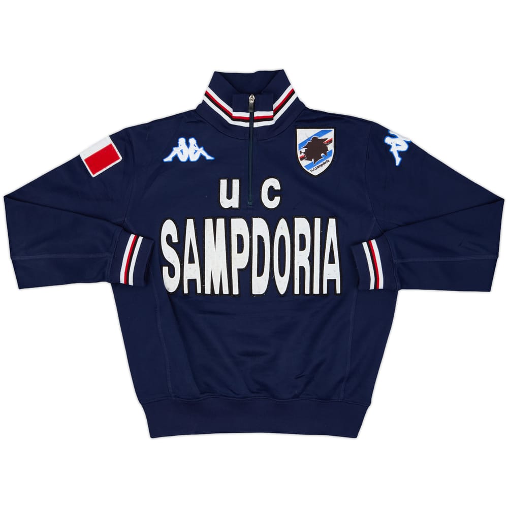 2005-06 Sampdoria Kappa 1/4 Zip Drill Top - 5/10 - (M)