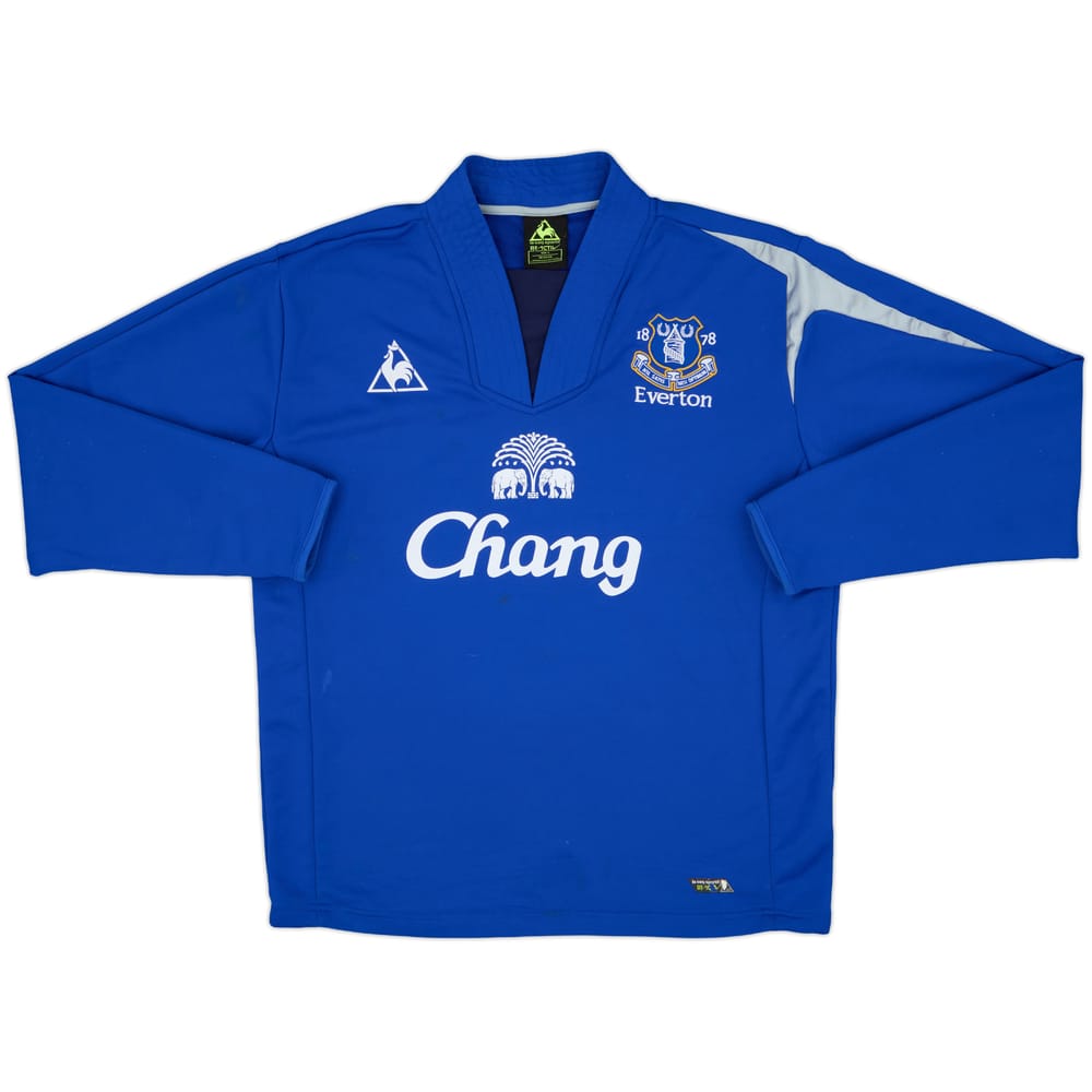 2010-11 Everton Le Coq Sportif Drill Top - 6/10 - (L)