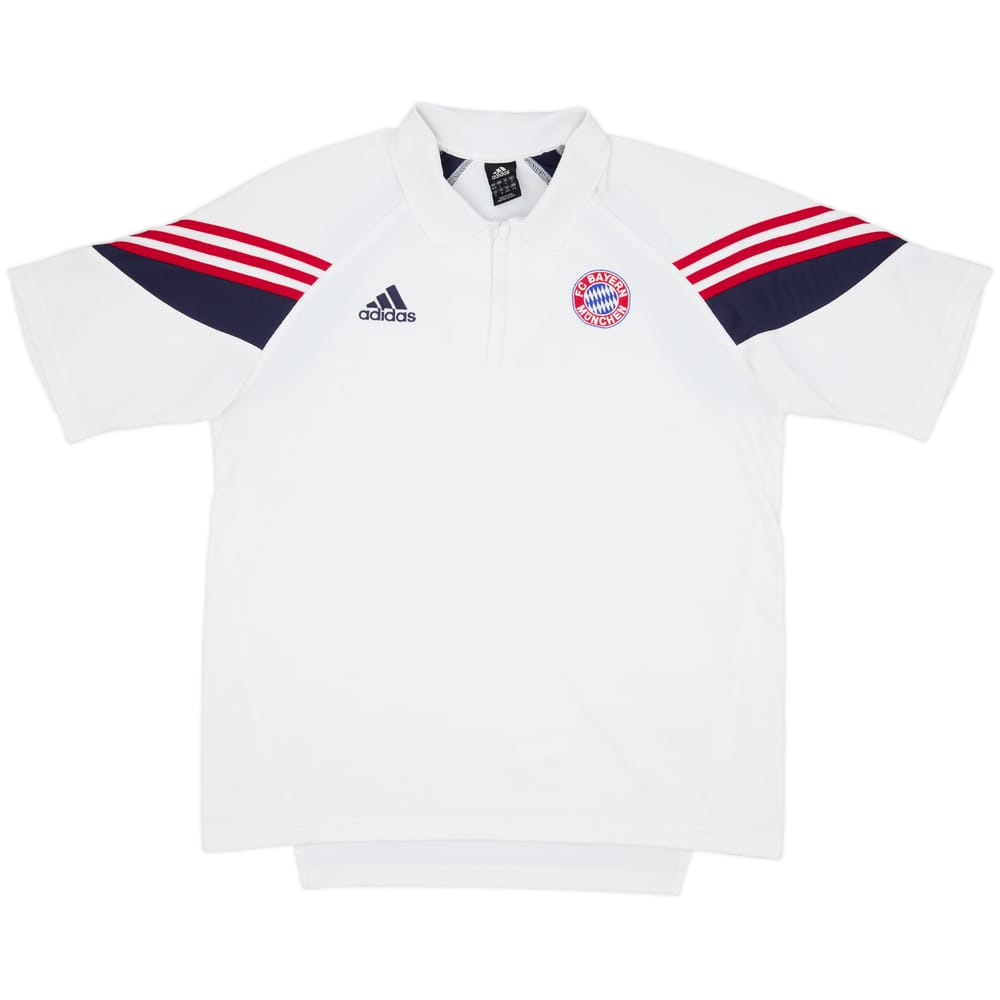 2003-04 Bayern Munich adidas 1/4 Zip Polo Shirt - 7/10 - (L/XL)