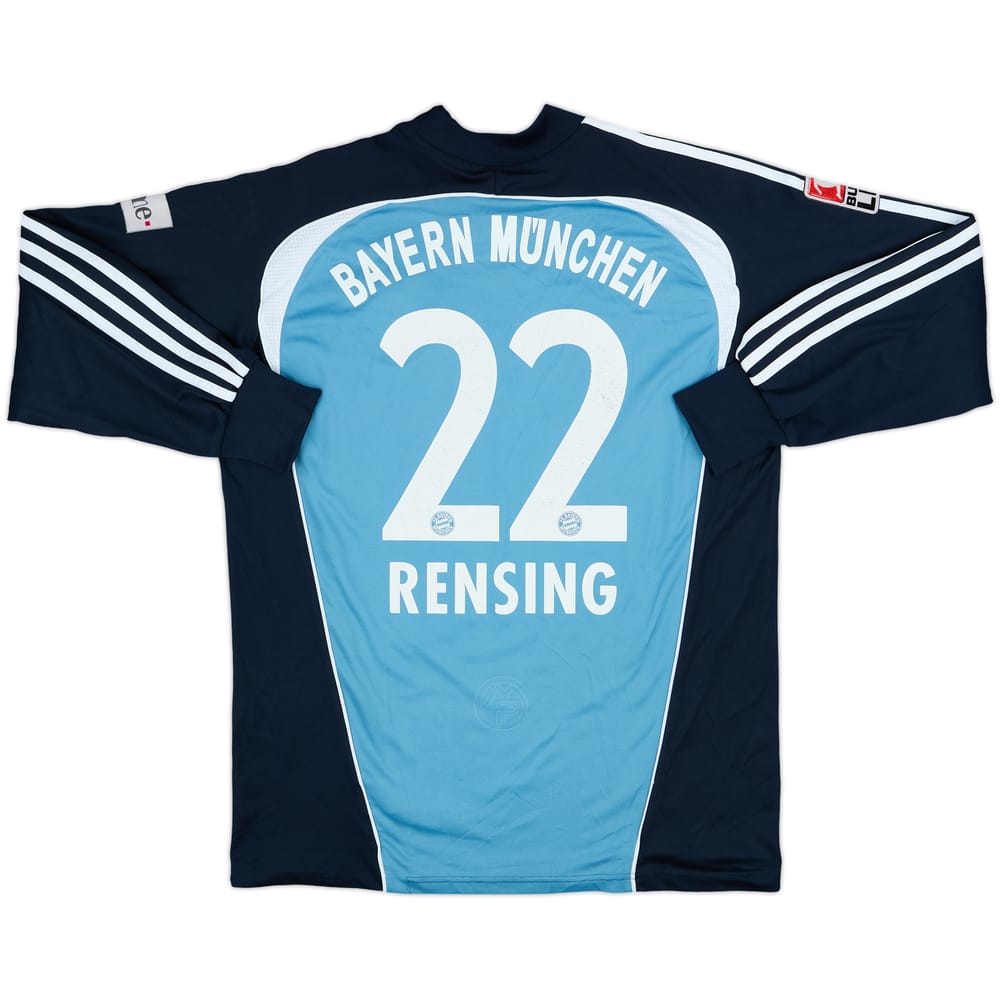 2007-08 Bayern Munich GK Shirt Rensing #22 - 6/10 - (M)