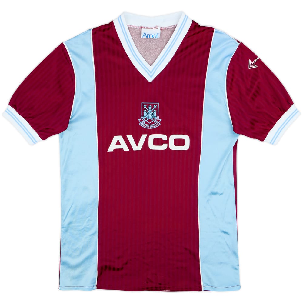 1987-89 West Ham Home Shirt - 8/10 - (M)