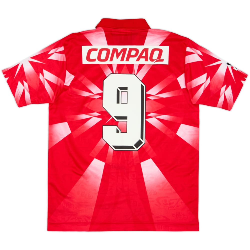 1996 Urawa Red Diamonds Home Shirt #9 - 8/10 - (M)