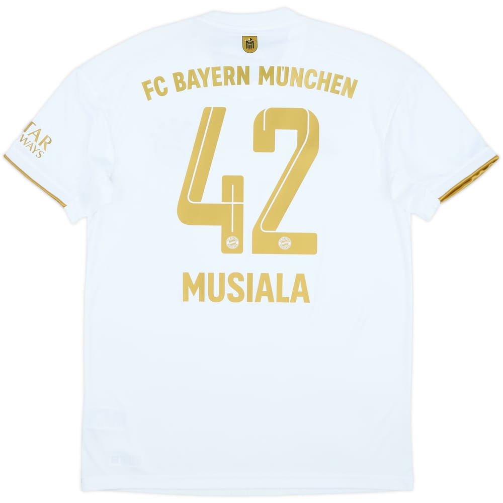 2022-23 Bayern Munich Away Shirt Musiala #42 (M)