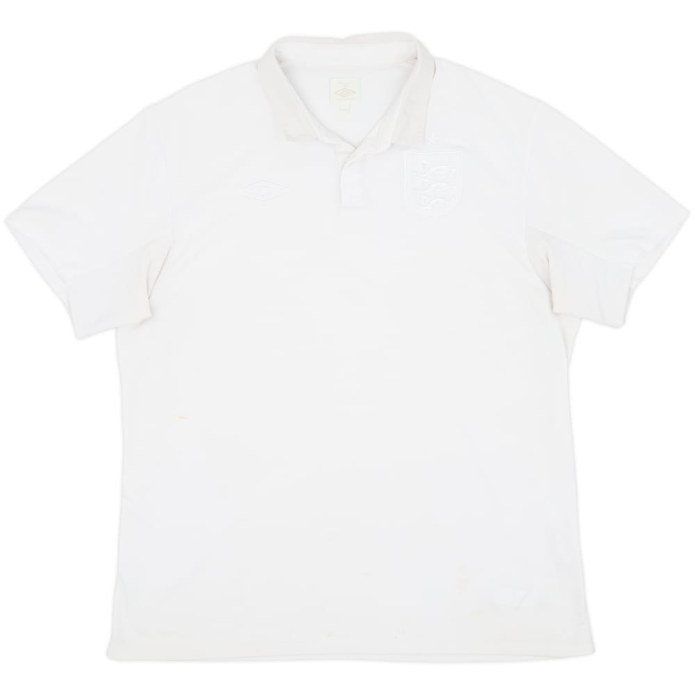 2010-11 England Special Edition Tonal Polo Shirt - 6/10 - (L)