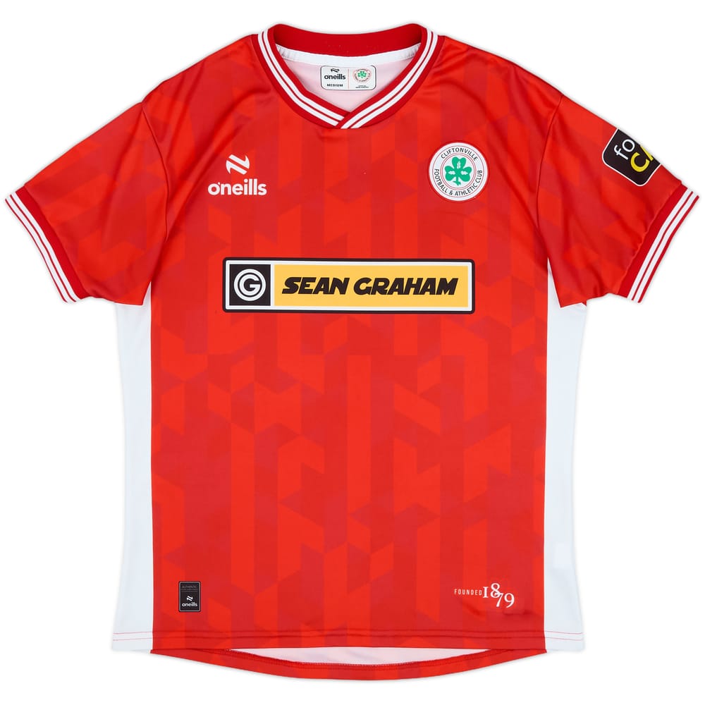 2024-25 Cliftonville Home Shirt - 10/10 - (M)