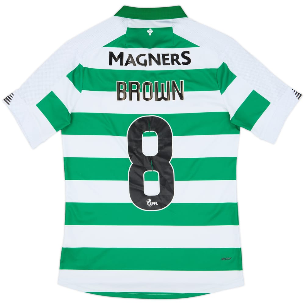 2019-20 Celtic Home Shirt Brown #8 - 4/10 - (S)