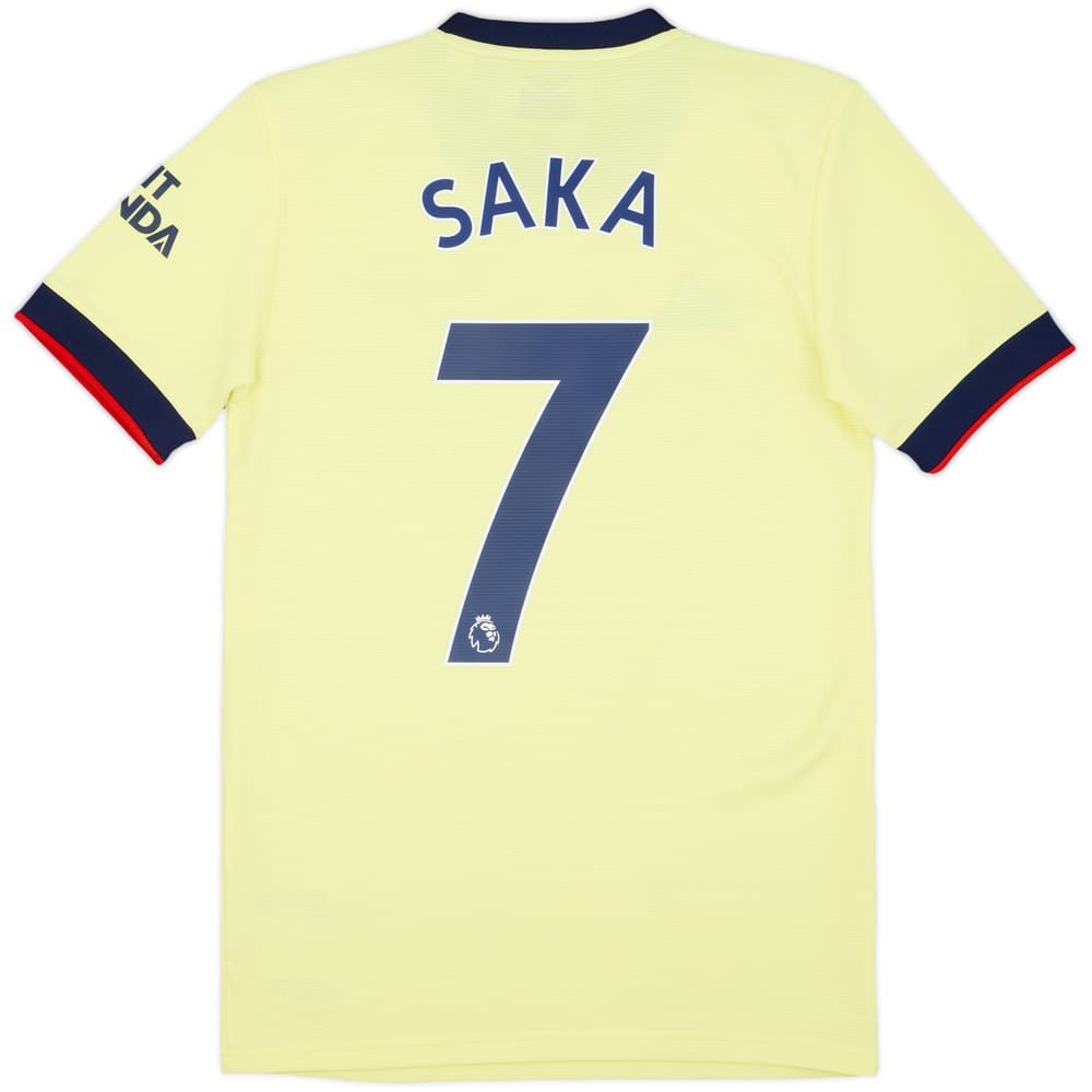2021-22 Arsenal Away Shirt Saka #7 - 9/10 - (XS)