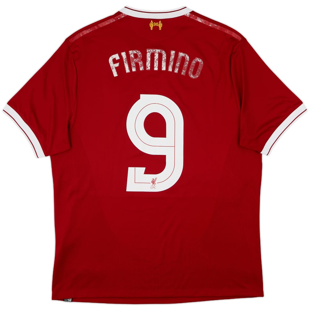 2017-18 Liverpool 125 Years Home Shirt Firmino #9 - 4/10 - (L)