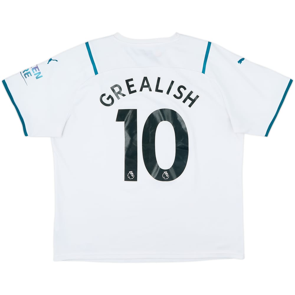 2021-22 Manchester City Away Shirt Grealish #10 - 7/10 - (XL)