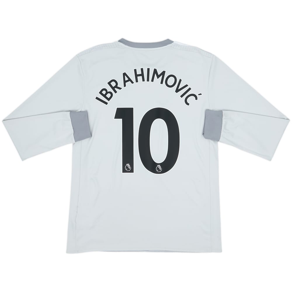 2017-18 Manchester United Third L/S Shirt Ibrahimovic #10 - 6/10 - (M)