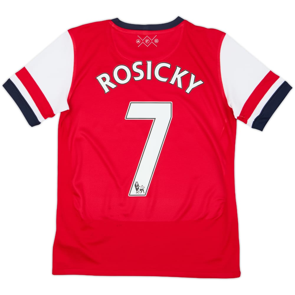 2012-14 Arsenal Home Shirt Rosicky #7 - 9/10 - (L.Boys)