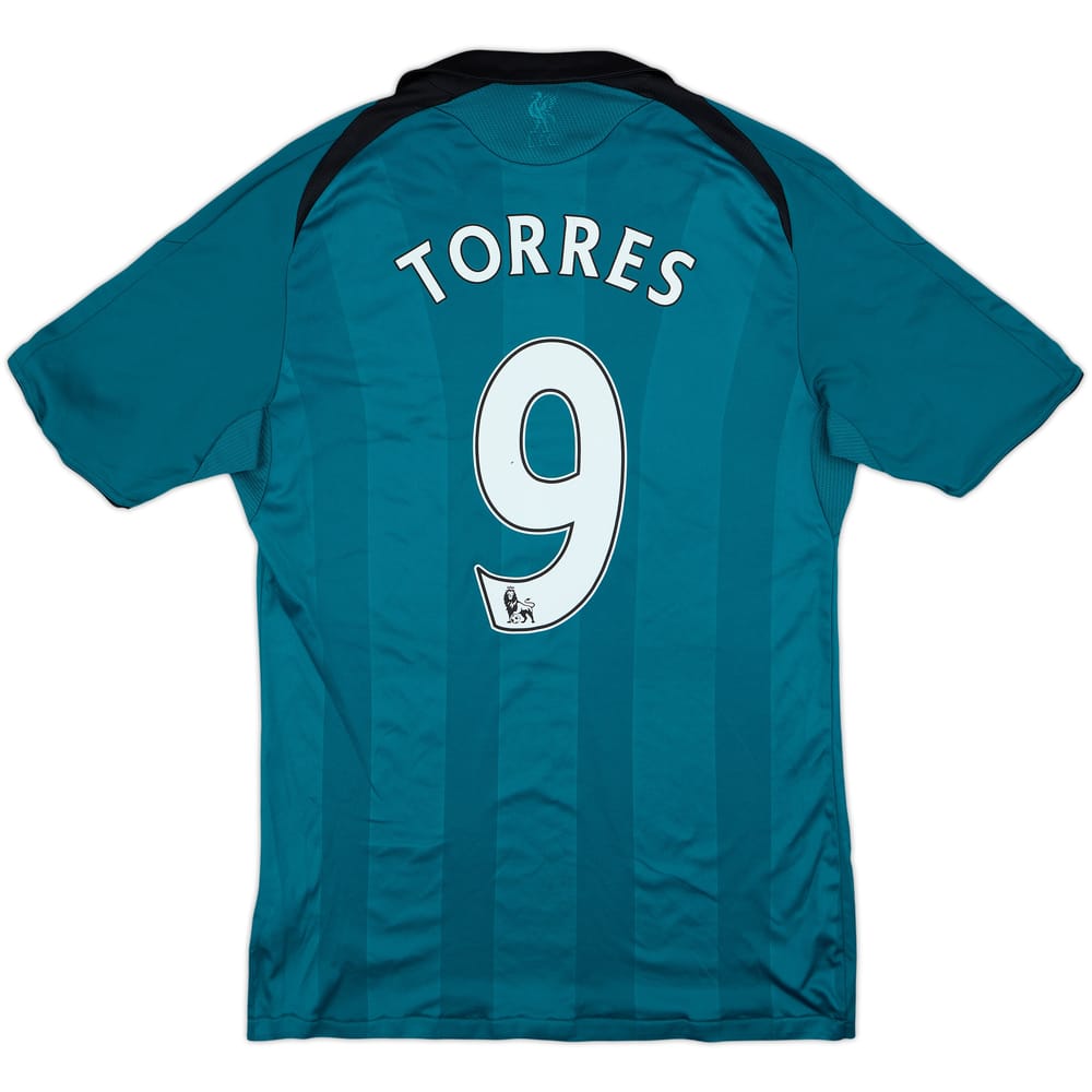 2008-09 Liverpool Third Shirt Torres #9 - 6/10 - (S)