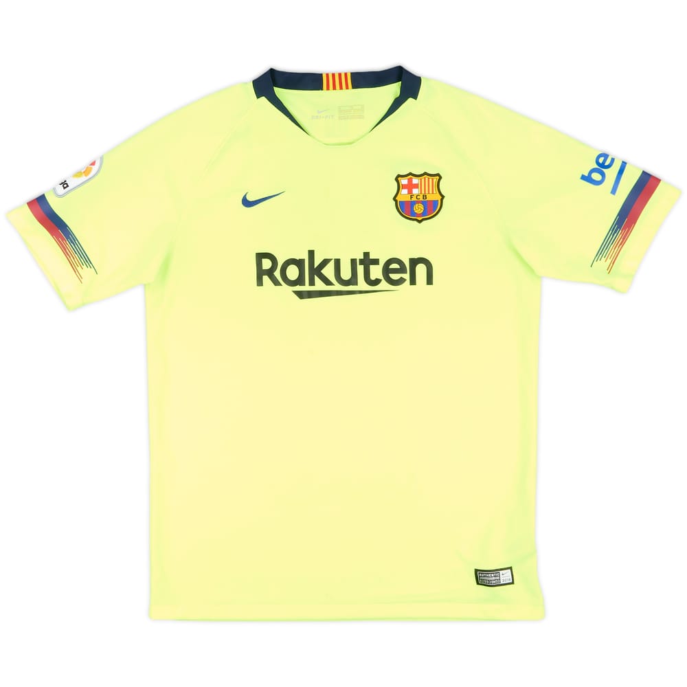 2018-19 Barcelona Away Shirt - 8/10 - (XL.Boys)