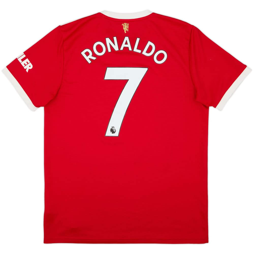 2021-22 Manchester United Home Shirt Ronaldo #7 - 8/10 - (L)