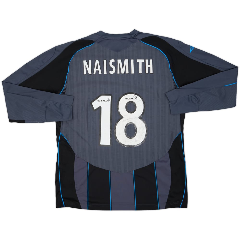 2007-08 Rangers Third L/S Shirt Naismith #18 - 6/10 - (L)