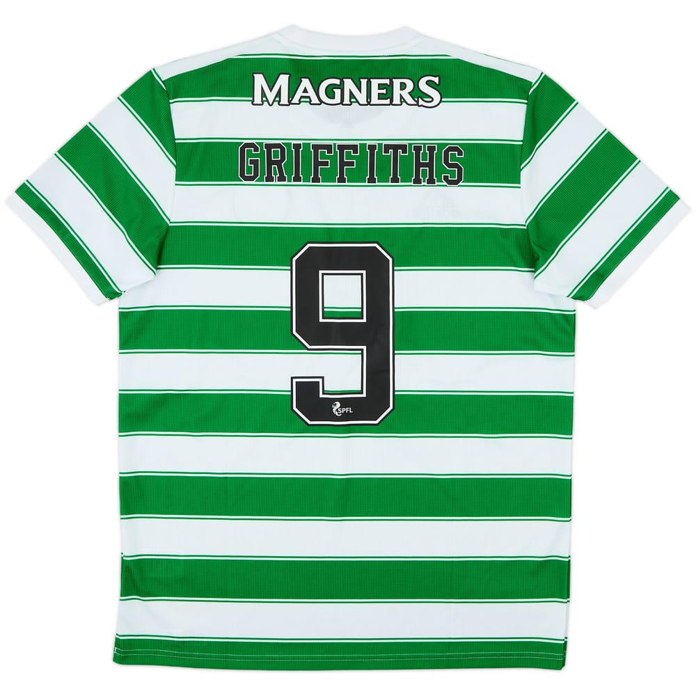 2021-22 Celtic Home Shirt Griffiths #9 - 8/10 - (L)