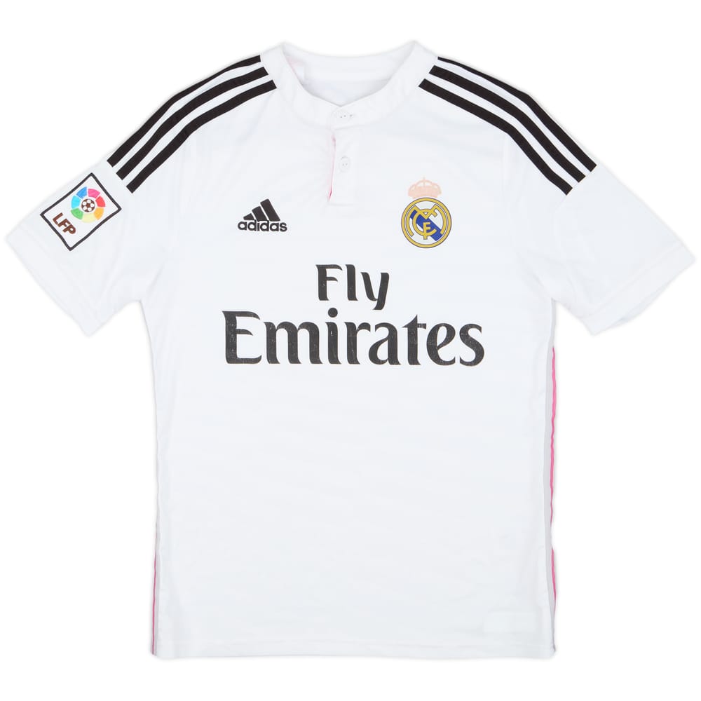 2014-15 Real Madrid Home Shirt - 4/10 - (L.Boys)