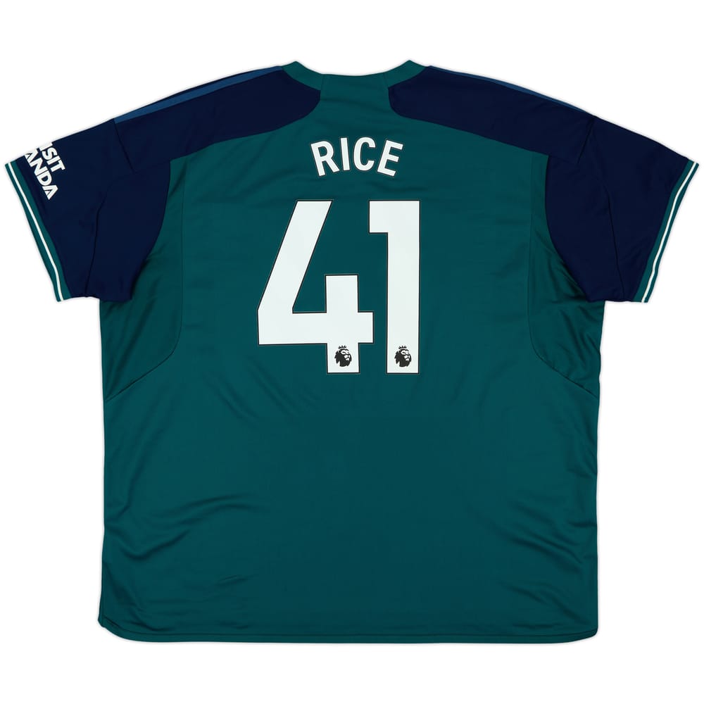 2023-24 Arsenal Third Shirt Rice #41 - 8/10 - (3XL)