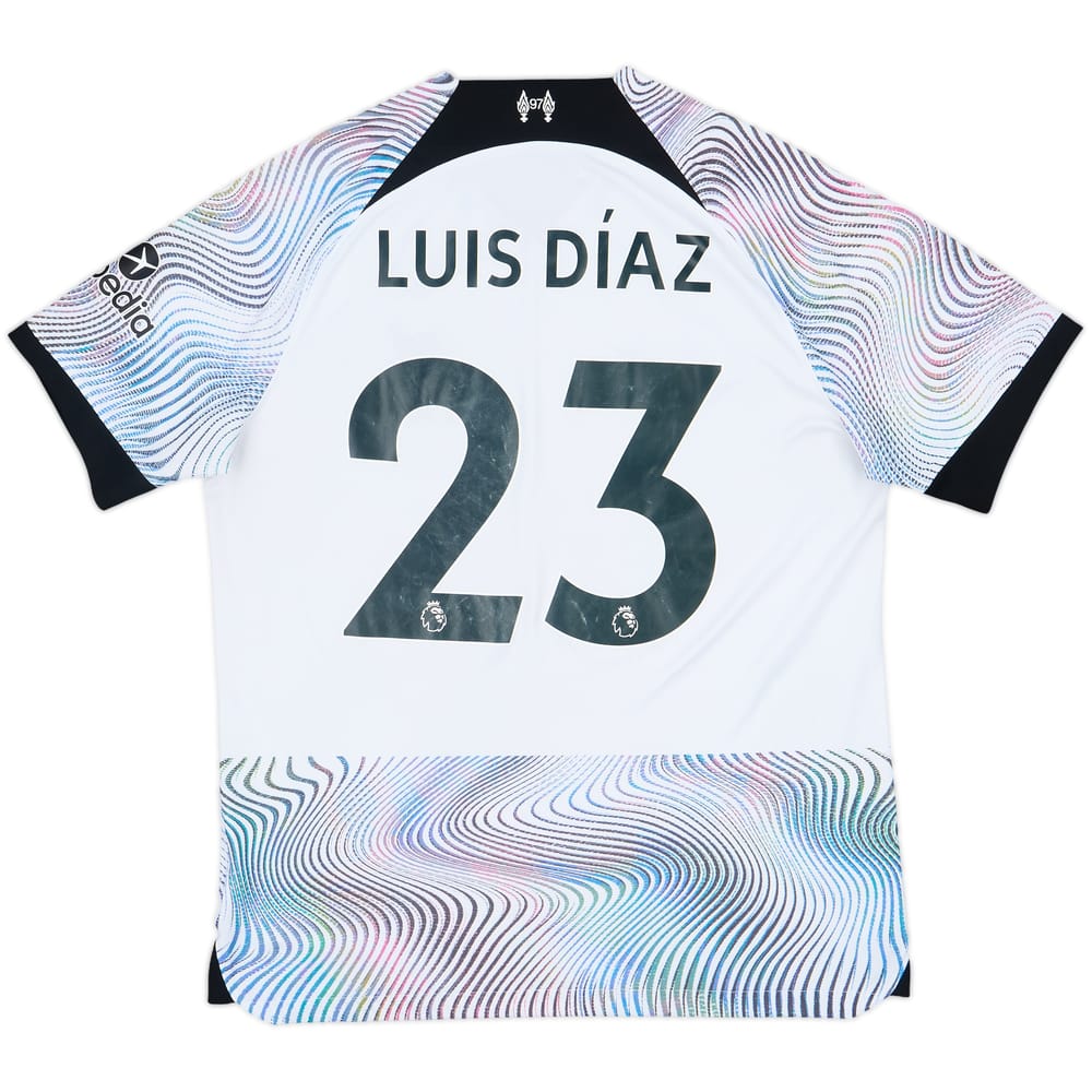 2022-23 Liverpool Away Shirt Luis Diaz #23 - 6/10 - (L)