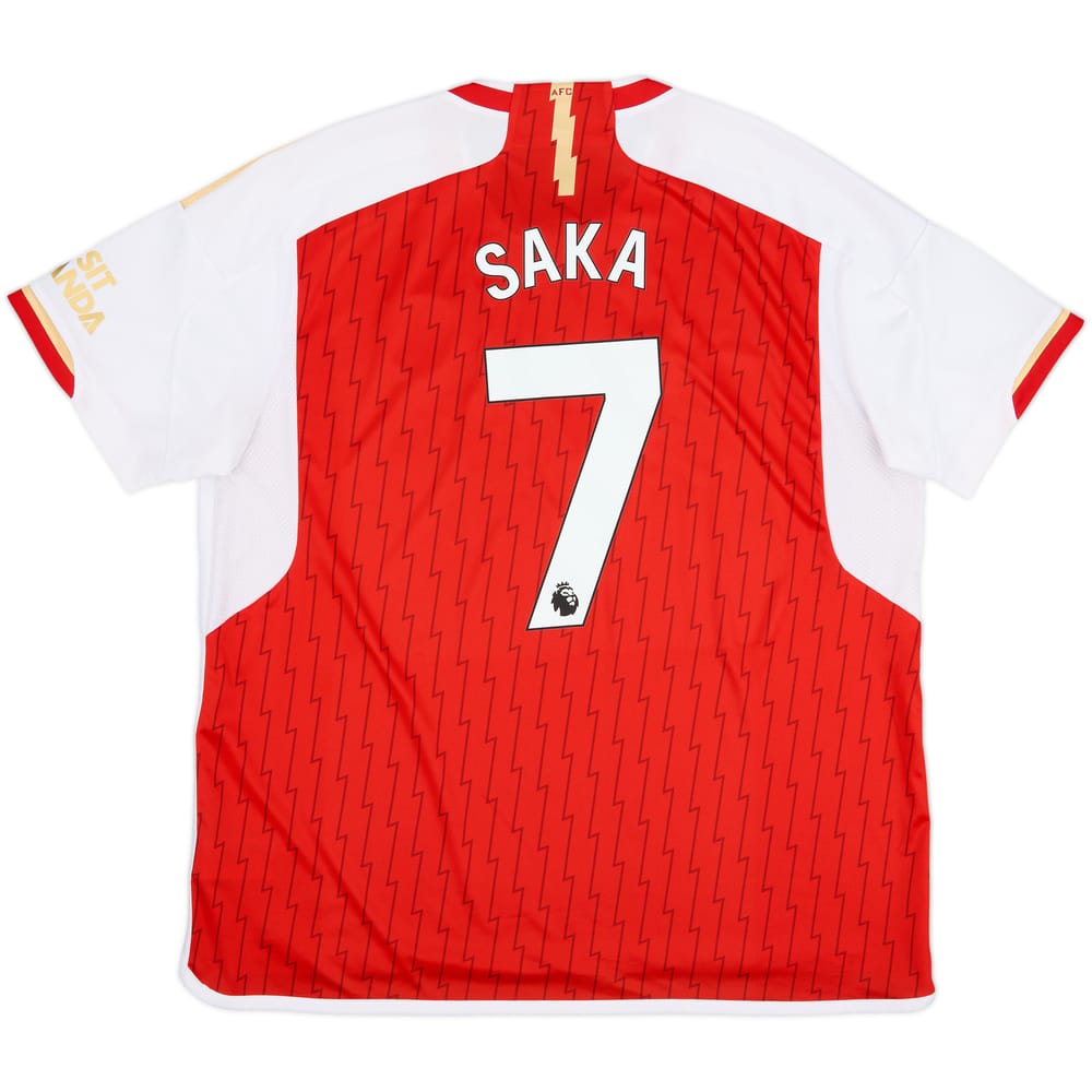 2023-24 Arsenal Home Shirt Saka #7 - 8/10 - (XL)