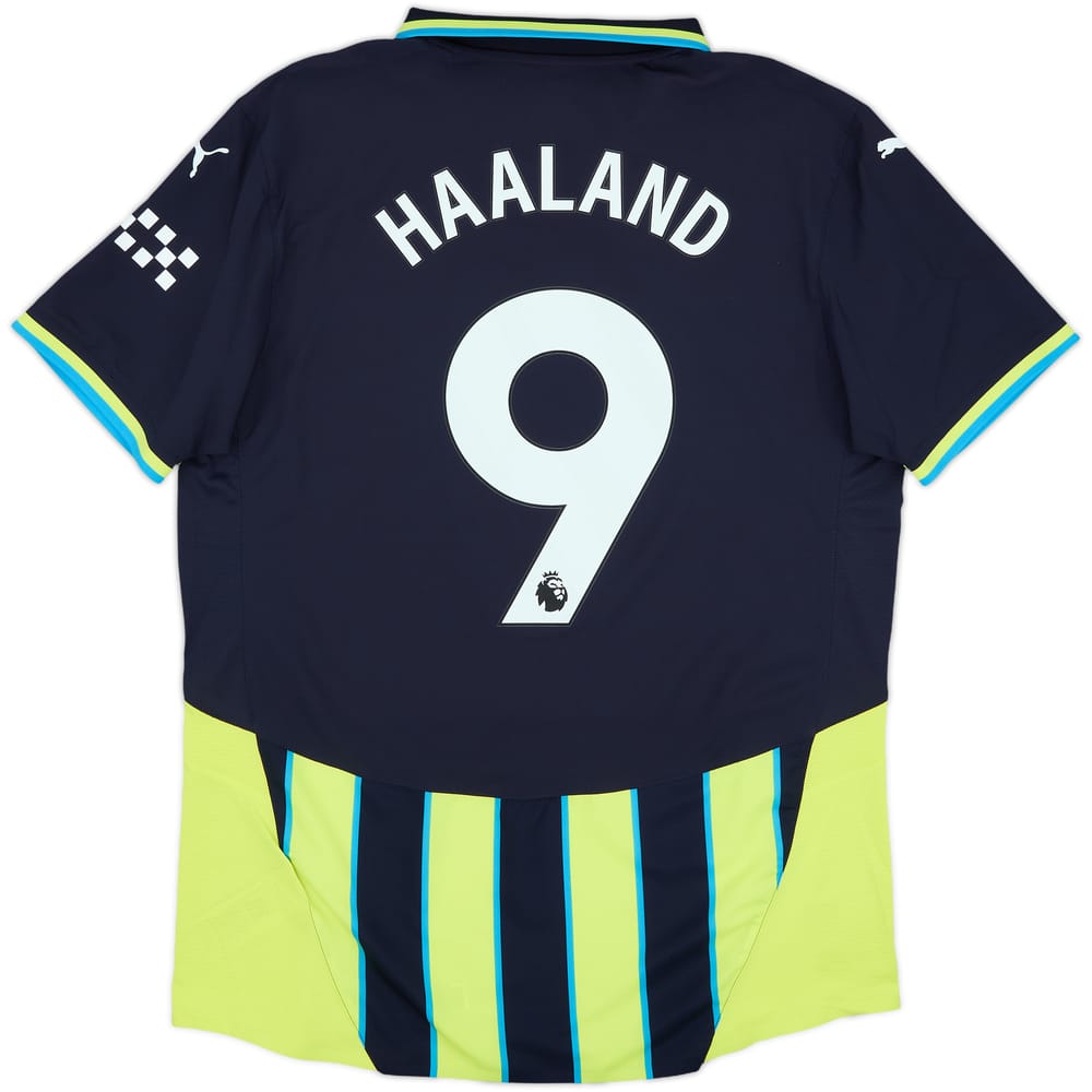 2024-25 Manchester City Authentic Away Shirt Haaland #9 (XL)