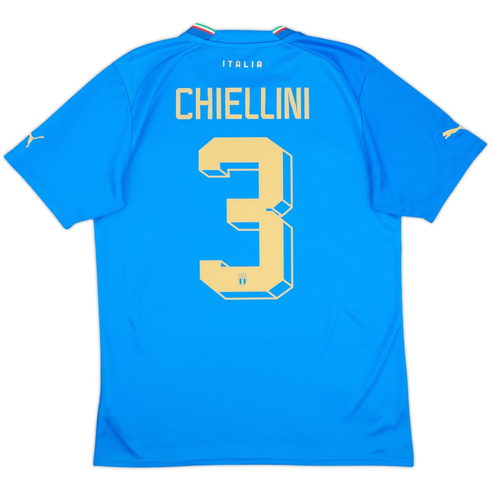 2022-23 Italy Home Shirt Chiellini #3 - 10/10 - (M)
