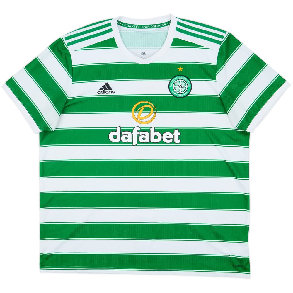 2021-22 Celtic Home Shirt - 7/10 - (XXL)
