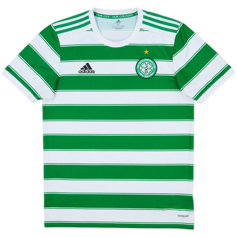 2021-22 Celtic Home Shirt - 7/10 - (M)