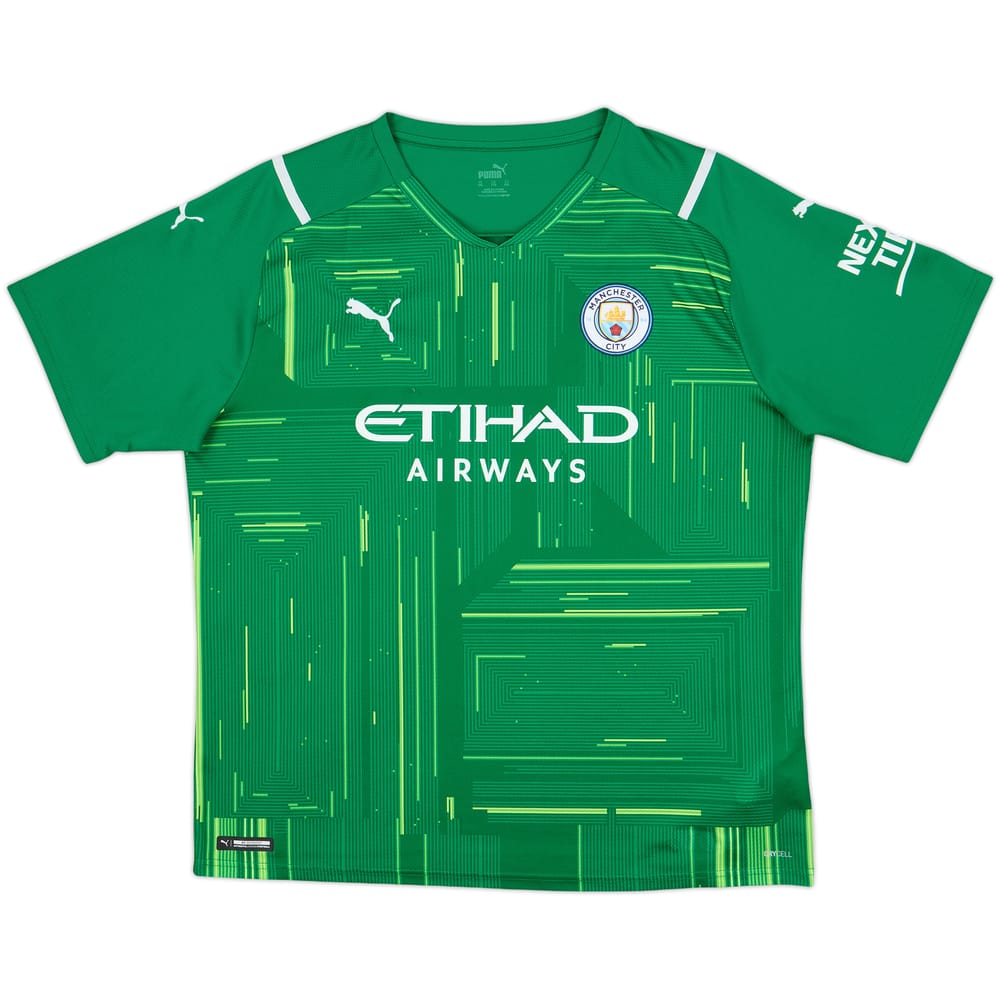 2021-22 Manchester City GK S/S Shirt - 8/10 - (XXL)