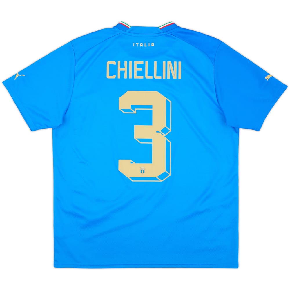 2022-23 Italy Home Shirt Chiellini #3 - 10/10 - (L)