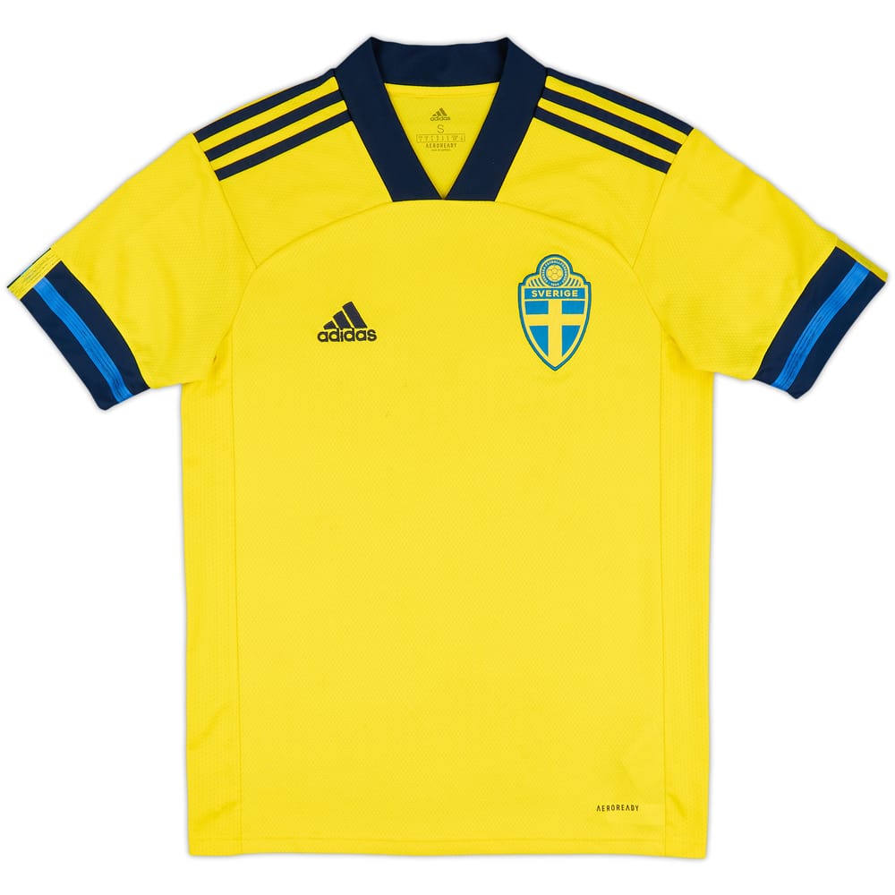 2020-21 Sweden Home Shirt - 7/10 - (S)