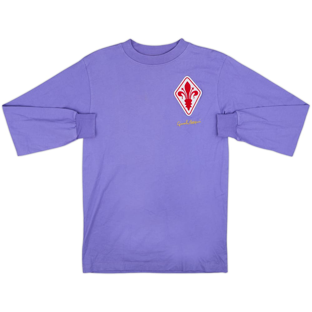 1980s Fiorentina 'Giancarlo Antognoni' Signed Fan L/S Shirt #10 - 7/10 - (L)