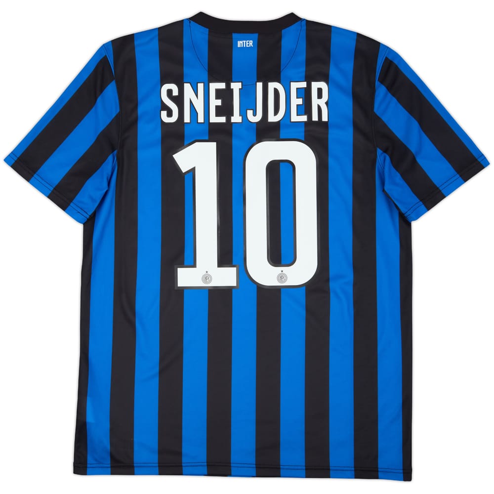 2011-12 Inter Milan Basic Home Shirt Sneijder #10 - 8/10 - (L)