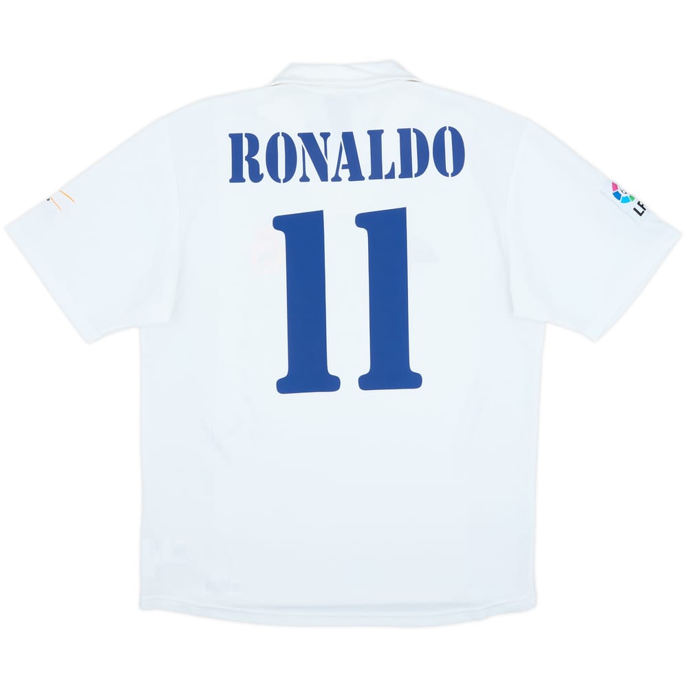 2002-03 Real Madrid Centenary Home Shirt Ronaldo #11 - 8/10 - (M)