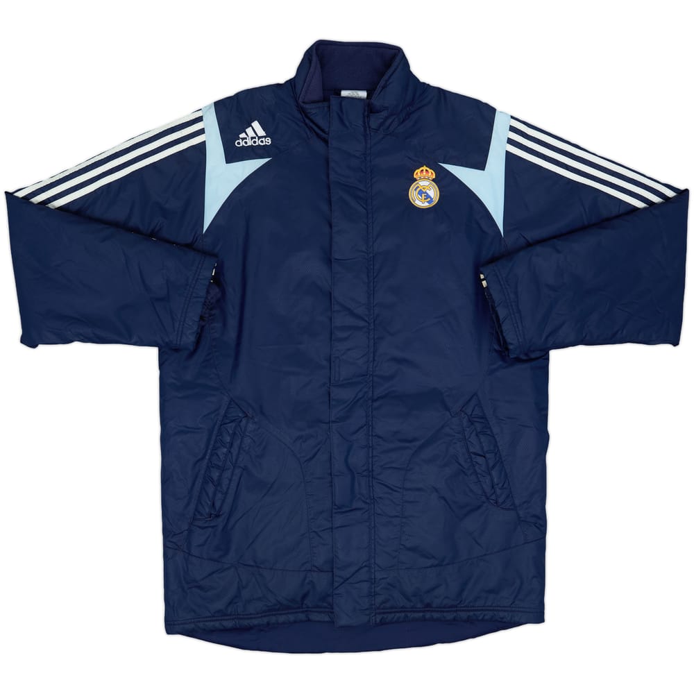 2007-08 Real Madrid adidas Padded Bench Coat - 6/10 - (M)
