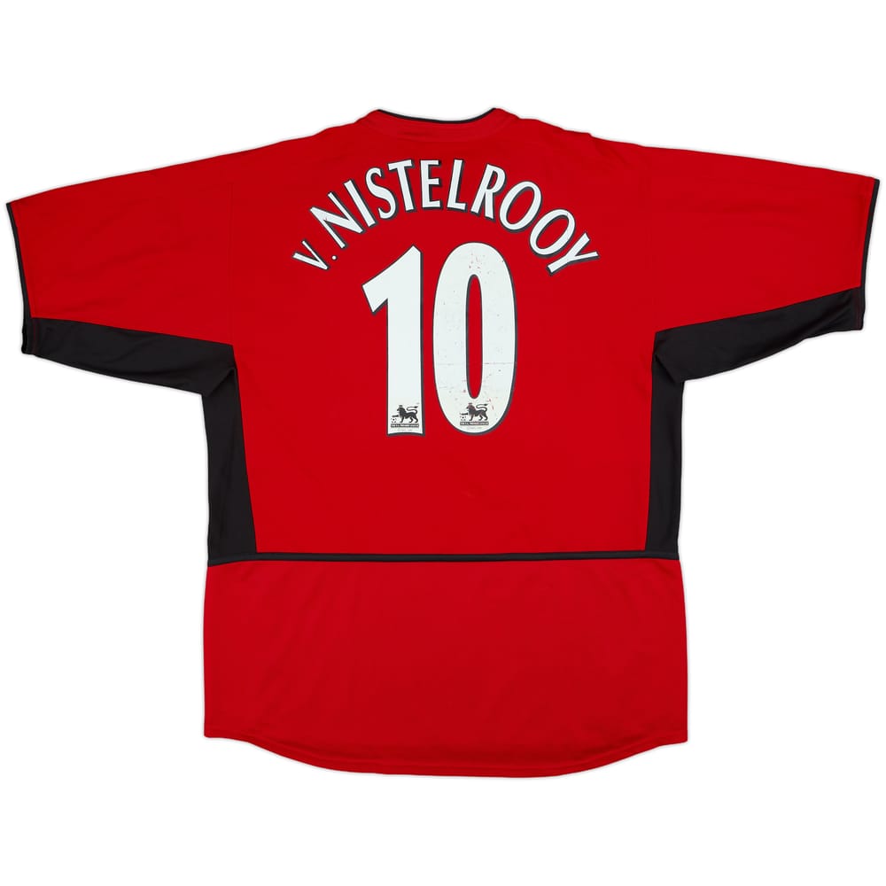 2002-04 Manchester United Home Shirt v.Nistelrooy #10 - 6/10 - (L)