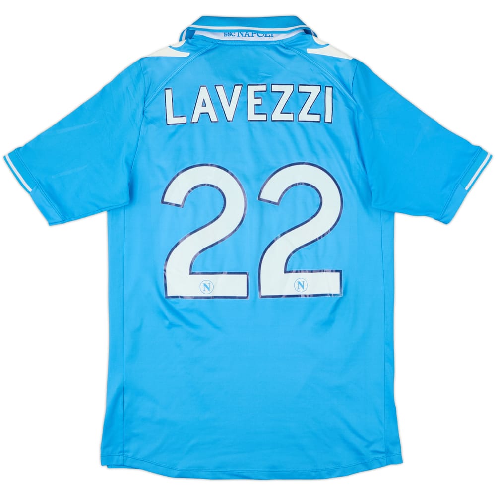 2011-12 Napoli Home Shirt Lavezzi #22 - 6/10 - (XXL)