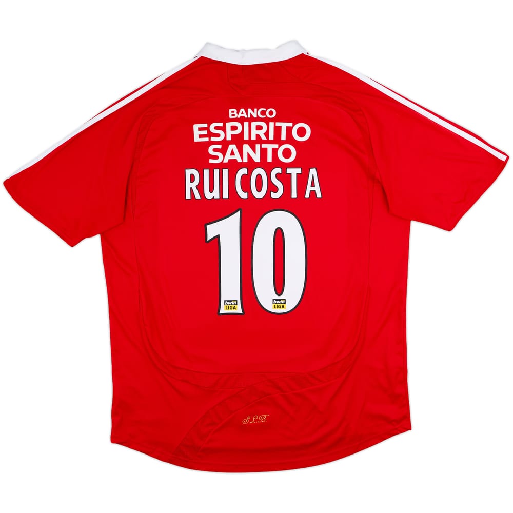 2007-08 Benfica Home Shirt Rui Costa #10 - 8/10 - (XXL)