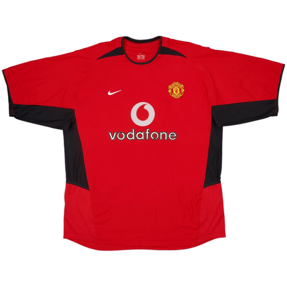 2002-04 Manchester United Home Shirt - 4/10 - (XL)