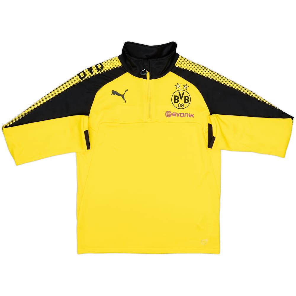 2017-18 Borussia Dortmund Puma 1/4 Zip Drill Top - 9/10 - (S)